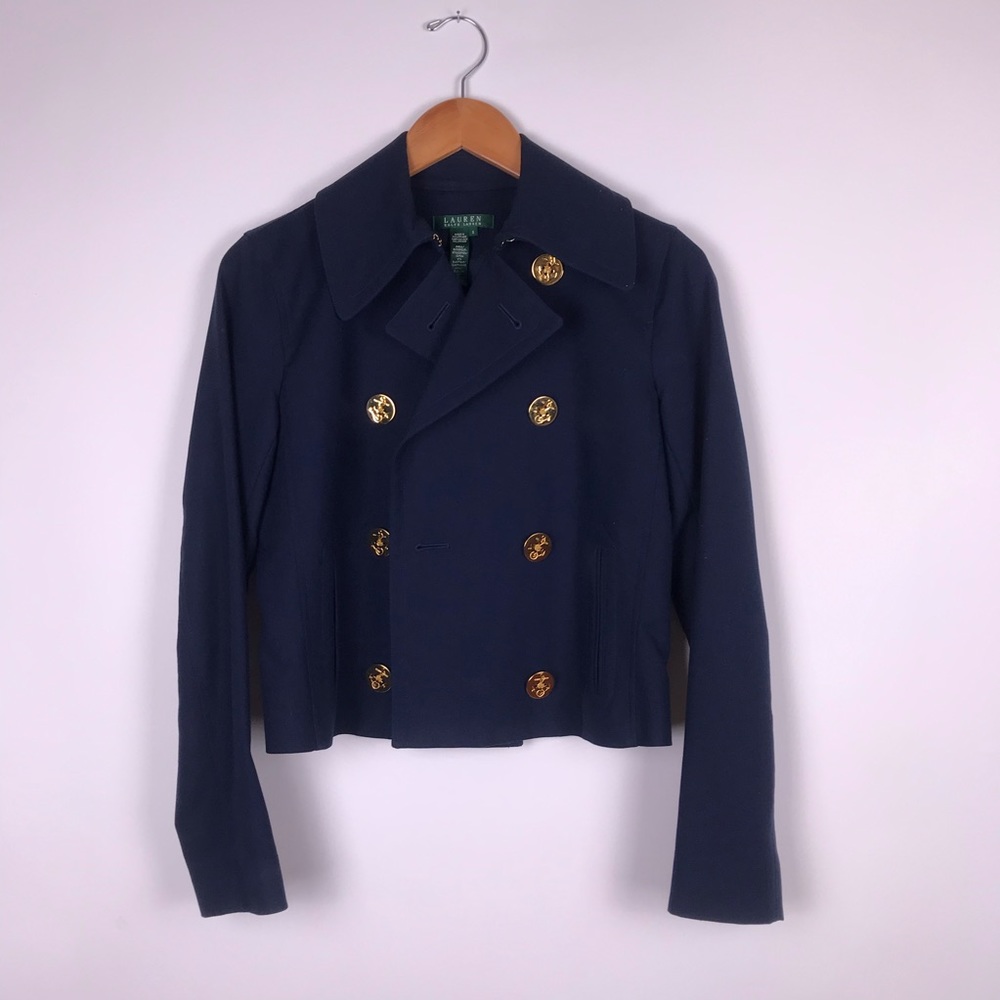 Lauren by Ralph Lauren Navy Blue Jacket